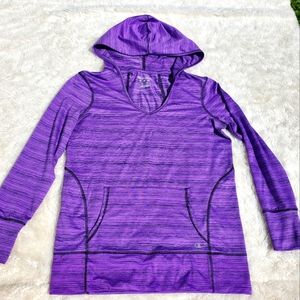 Champion Small Long Purple Women's Pull over Athletic Long-sleeve Top. EUC.